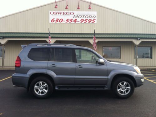 2006 lexus gx470 4wd 4.7l v8 32v automatic third row leather six cd changer 06