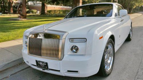 2010 rolls-royce phantom drophead,wht/tan,cpo warranty