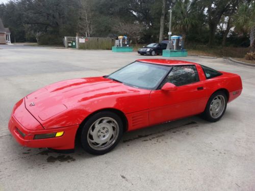 1991 corvette coupe 6spd runs great new tires--no reserve--no reserve !!!!