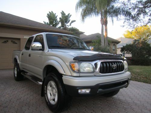 04 toyota tacoma prerunner double cab trd diff lock 4x2 v6 2wd limited pristine!