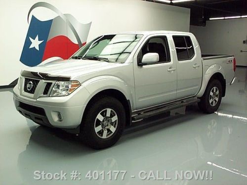 2010 nissan frontier pro-4x crew 4x4 side steps 40k mi texas direct auto