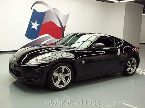 2009 nissan 370z automatic xenons black on black 46k mi texas direct auto