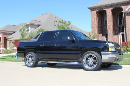 2003 chevrolet avalanche 1500 crew cab pickup 4-door 5.3l no reserve!!!