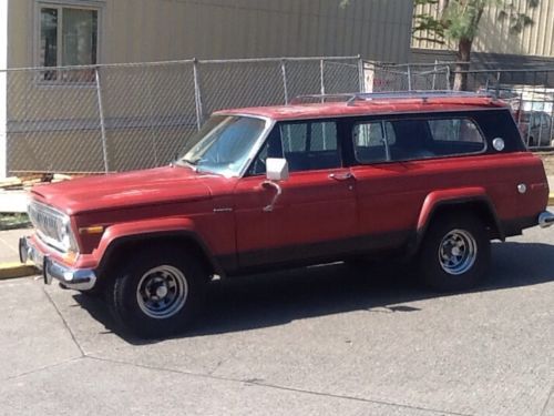 1977 jeep cherokee s sport utility 2-door 6.6l quadra-trac