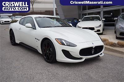 New 2014 maserati granturismo sport coupe bianco white black ferrari v8 nav load