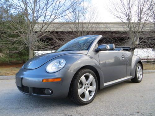 Gray heated leather power top automatic one owner serviced smoke free new tires