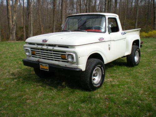 1963 ford f100, 4 wheel drive (4x4), 4 speed, great condition