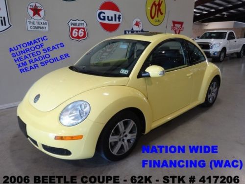 2006 beetle coupe,automatic,sunroof,hth lth,monsoon,16in wheels,62k,we finance!!