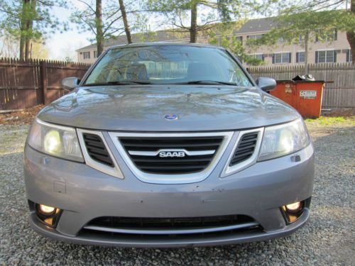 Saab 9 3 2008 sedan repairable salvage! priced to sell! moonroof leather