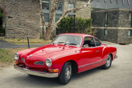 1973 volkswagen karmann ghia coupe beautiful example ferrari 1984 red paint