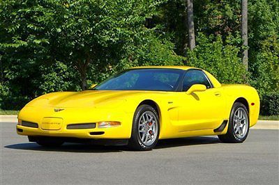 Z06 hardtop low miles 2 dr 5.7l v8 fi ohv millenium yellow