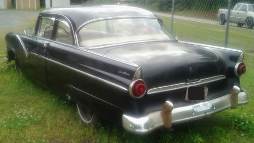 1955 Fairlane Club Sedan *Original Parts* Chrome Black Strong Engine Project, image 10