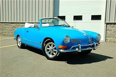 1970 vw karmann ghia convertible totally restored