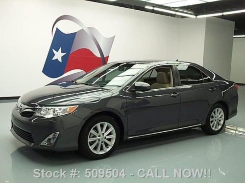 2012 toyota camry xle v6 htd leather sunroof nav 35k mi texas direct auto