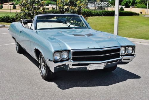 Real deal 1968 buick skylark gs convertible 400 v-8 auto a/c mainly original wow