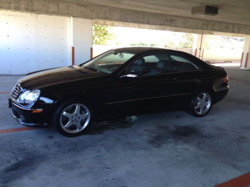 2003 Mercedes-Benz CLK 500 - Only 29,000 miles - Black on Black, image 5
