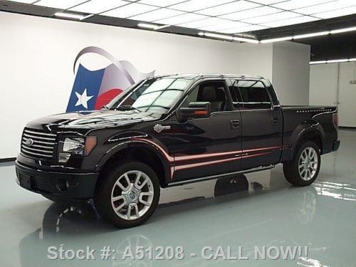 2011 ford f150 harley-davidson crew 6.2 sunroof nav 26k texas direct auto