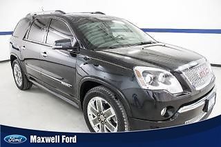 11 acadia denali 4x2, navi, sunroof, dvd, leather, clean, we finance!