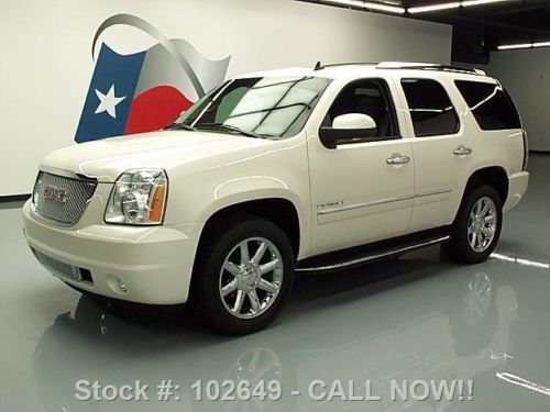 2012 gmc yukon denali sunroof nav dvd rear cam 20&#039;s 39k texas direct auto