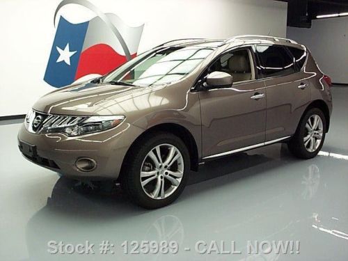 2009 nissan murano le awd htd leather rear cam 20&#039;s 42k texas direct auto