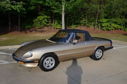 1986 alfa romeo spider veloce - low miles / super clean