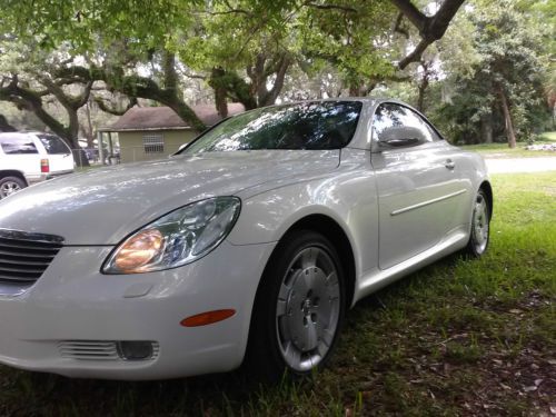 2002 lexus sc430 base convertible 2-door 4.3l ..loaded with navi..39k miles wow!