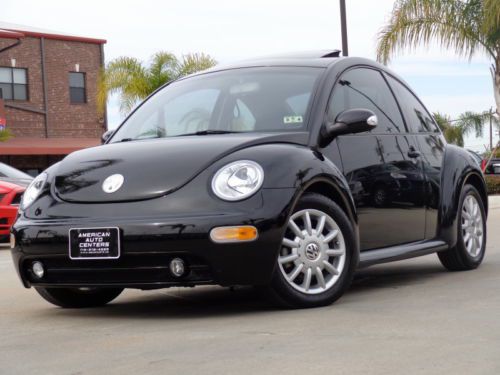 2005 vw new beetle tdi gls -turbo diesel-5 spd manual-mnrf-lthr-low miles-ccfx