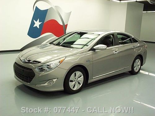 2013 hyundai sonata hybrid blue drive alloy wheels 16k texas direct auto