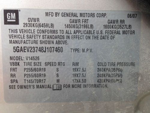 2008 buick enclave cxl sport utility 4-door 3.6l
