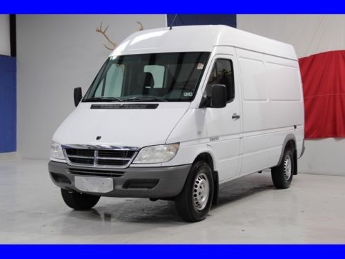 2006 sprinter diesel 1-owner 140wb cargo van fresh service new tires carfax