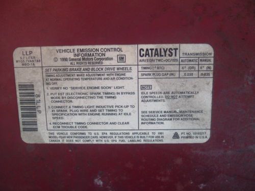 1991 Chevrolet Camaro Z28 Coupe 2-Door 5.7L, image 3