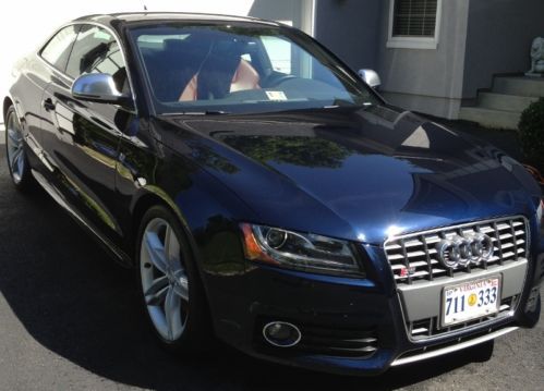 09 s5 deep sea blue/tuscan,tech/nav/b&amp;o,6spd man.,drive-select. stunning!