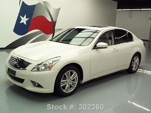 2011 infiniti g37 journey sedan sunroof rear cam 26k mi texas direct auto