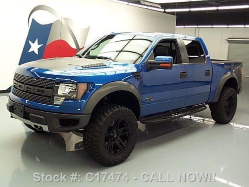 2012 ford f150 svt raptor crew 4x4 6.2l sunroof nav 23k texas direct auto