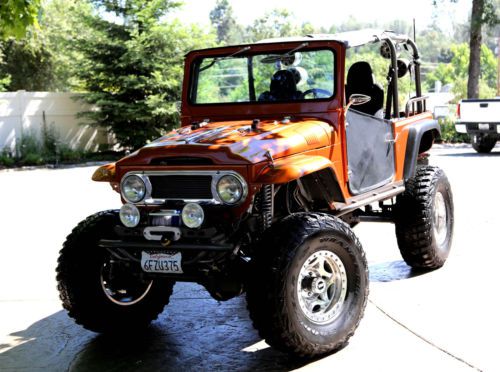 Custom california 1965 toyota landcruiser fj40 4 link street legal rock crawler