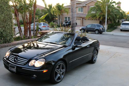 2005 mercedes-benz clk 320 convertible.  $0 deductible warranty through 4/27/15.