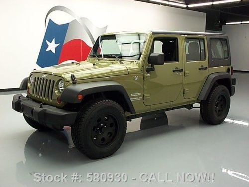 2013 jeep wrangler unltd sport hard top 4x4 auto 4k mi texas direct auto