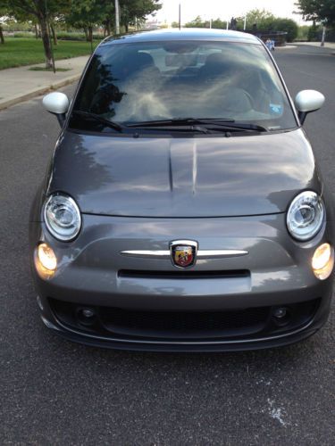 2012 FIAT 500 ABARTH Coupe Silver ONE OWNER Manual Trans TURBO, US $17,000.00, image 3