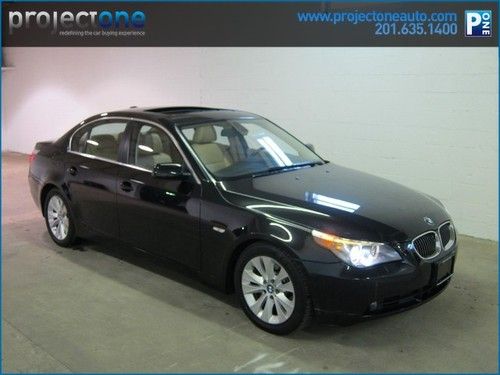 2007 bmw 550i black nav premium pkg clean carfax 56k miles serviced