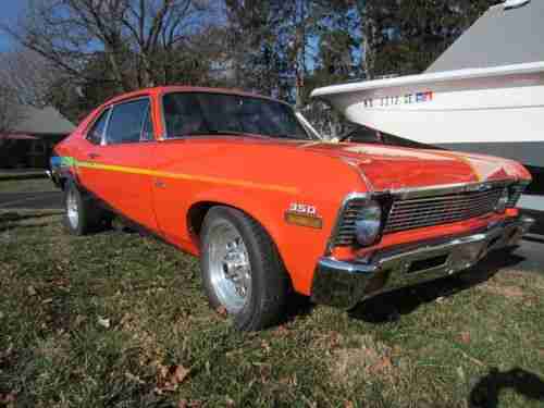 1972 Chevrolet Nova 64k+ Miles 2 door ZZ4 Motor 350 Turbo Transmission, image 4