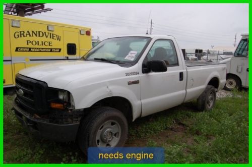2006 xl used 5.4l v8 24v automatic pickup truck 4x4 8 ft bed needs engine white