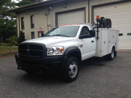 2008 dodge ram 4x4 6.7 cummins service truck must see