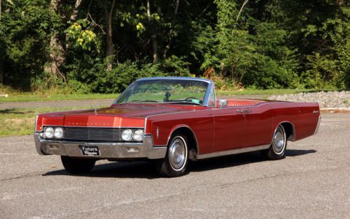 1966 continental convertible leather power options good driving classic lincoln!
