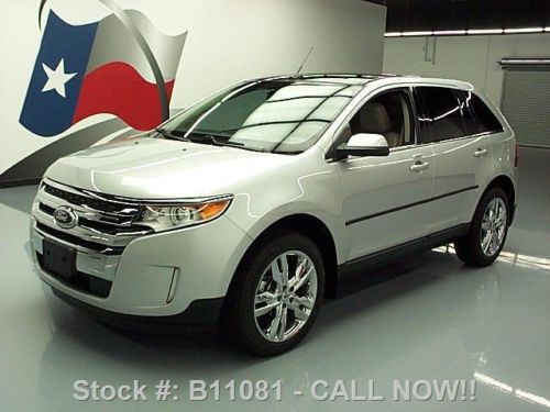 2011 ford edge ltd pano sunroof nav rear cam 20&#039;s 52k texas direct auto