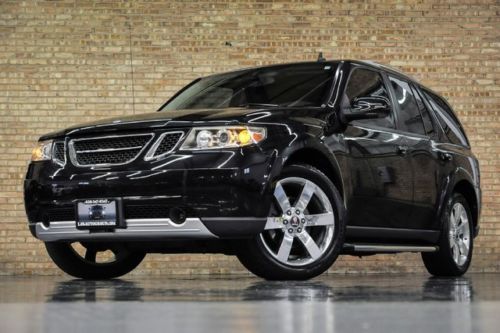 2008 saab 9-7x aero nav! rear dvd! low miles! carbon black! rare! wow!