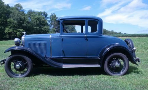 1930 FORD MODEL A - 2 DR. COUPE W' RUMBLE SEAT - LOW RESERVE, image 2