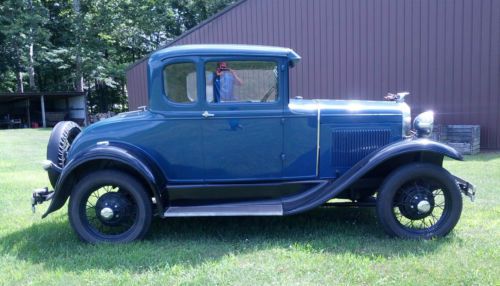 1930 FORD MODEL A - 2 DR. COUPE W' RUMBLE SEAT - LOW RESERVE, image 3