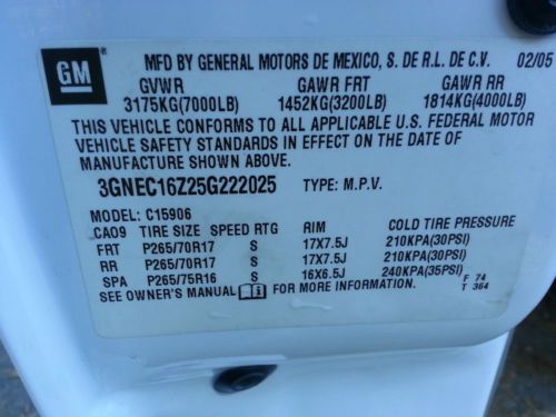 2005 Chevrolet Suburban 1500 LT Sport Utility 4-Door 5.3L, US $8,995.00, image 17