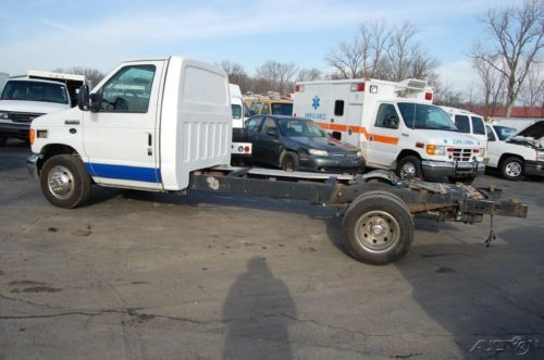 2006 used turbo 6.0 powerstroke diesel  clean dually cab chassis auto 350 450