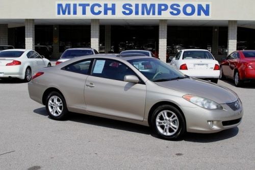 2005 toyota camry solara 2-dr se auto/sunroof gold and loaded!